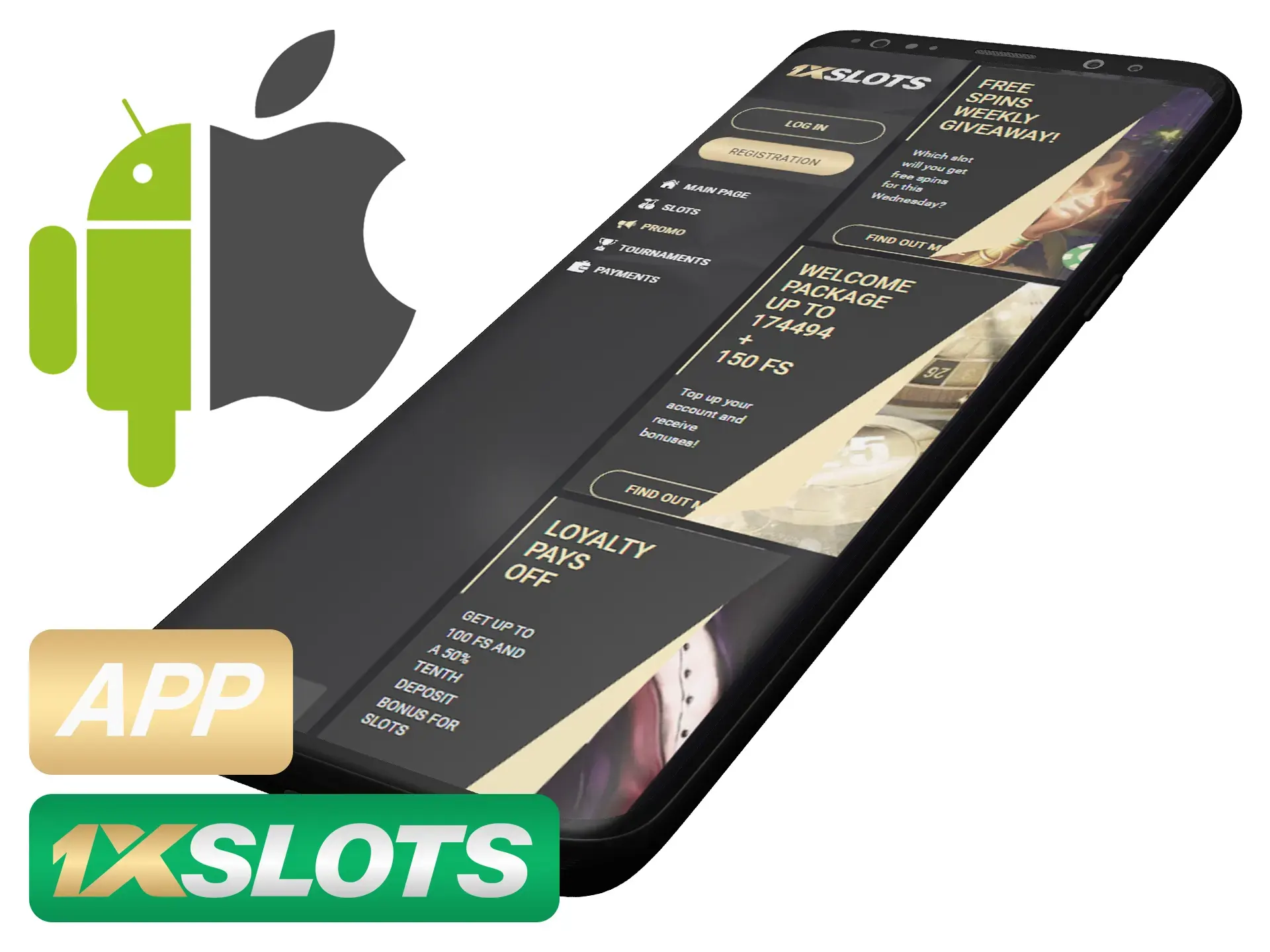 La aplicaci&oacute;n 1xSlots es muy f&aacute;cil de usar.
